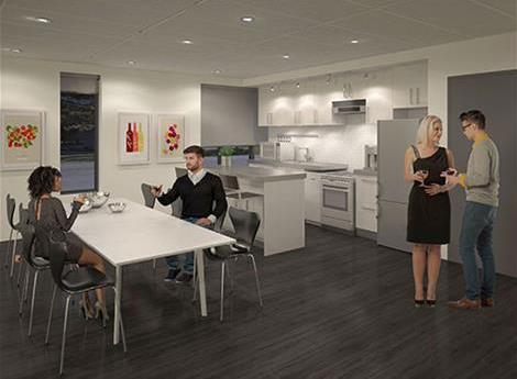 Party room at 1855 Bloor Street 